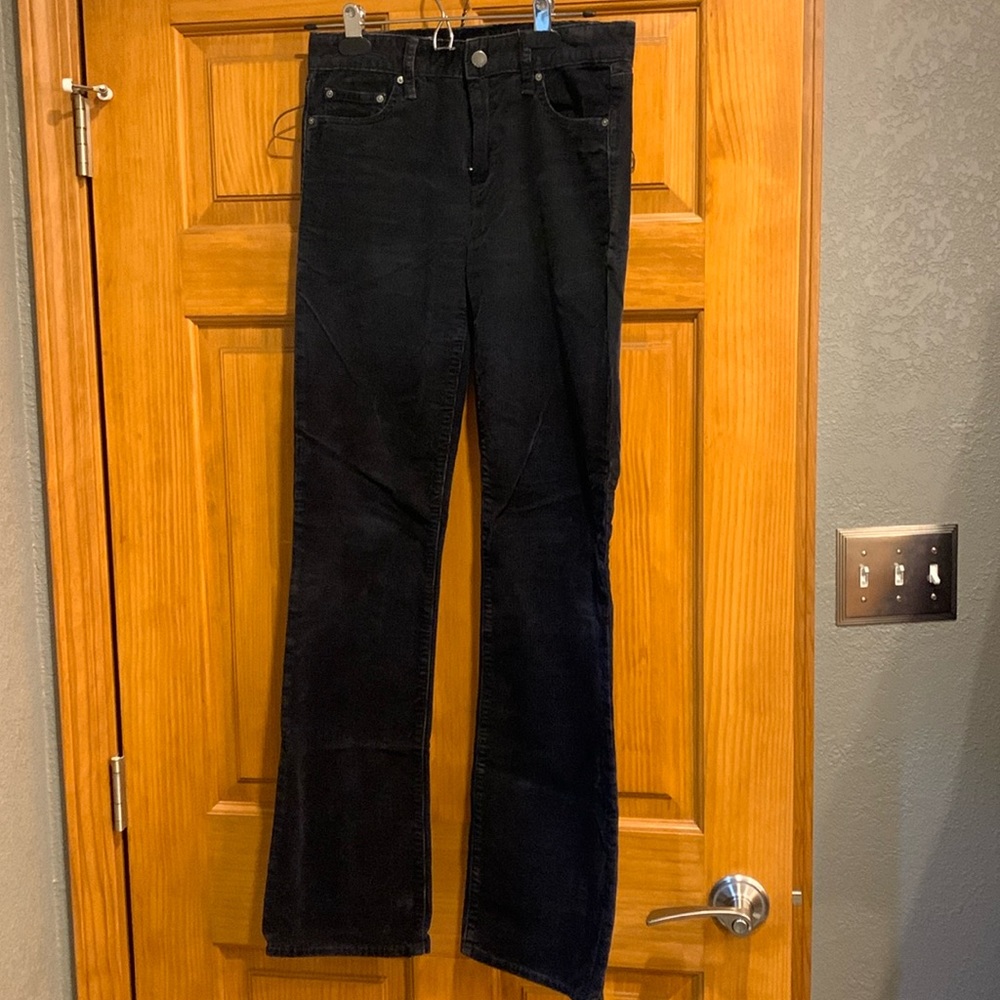 Gap black boot corduroy